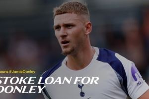 官方：热刺20岁攻击手唐利外租英冠斯托克城，租期一个赛季