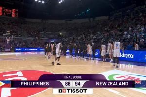 乱斗！新西兰男篮8分险胜菲律宾 最后一轮将和中国台北争小组第一