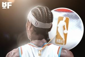 为了做特殊球星卡！上赛季MVP&DPOY&最佳新秀球衣后领Logo换金标